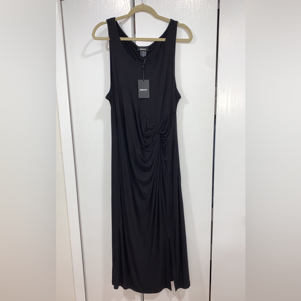 NWT DKNY twist maxi dress